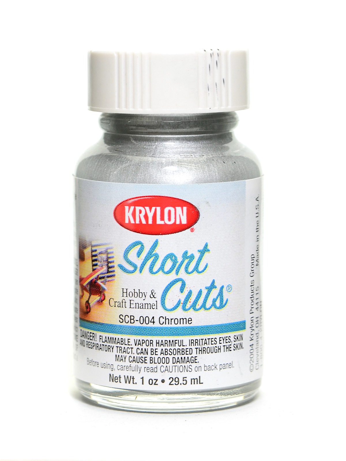 Short Cuts chrome 1 oz. brush-on