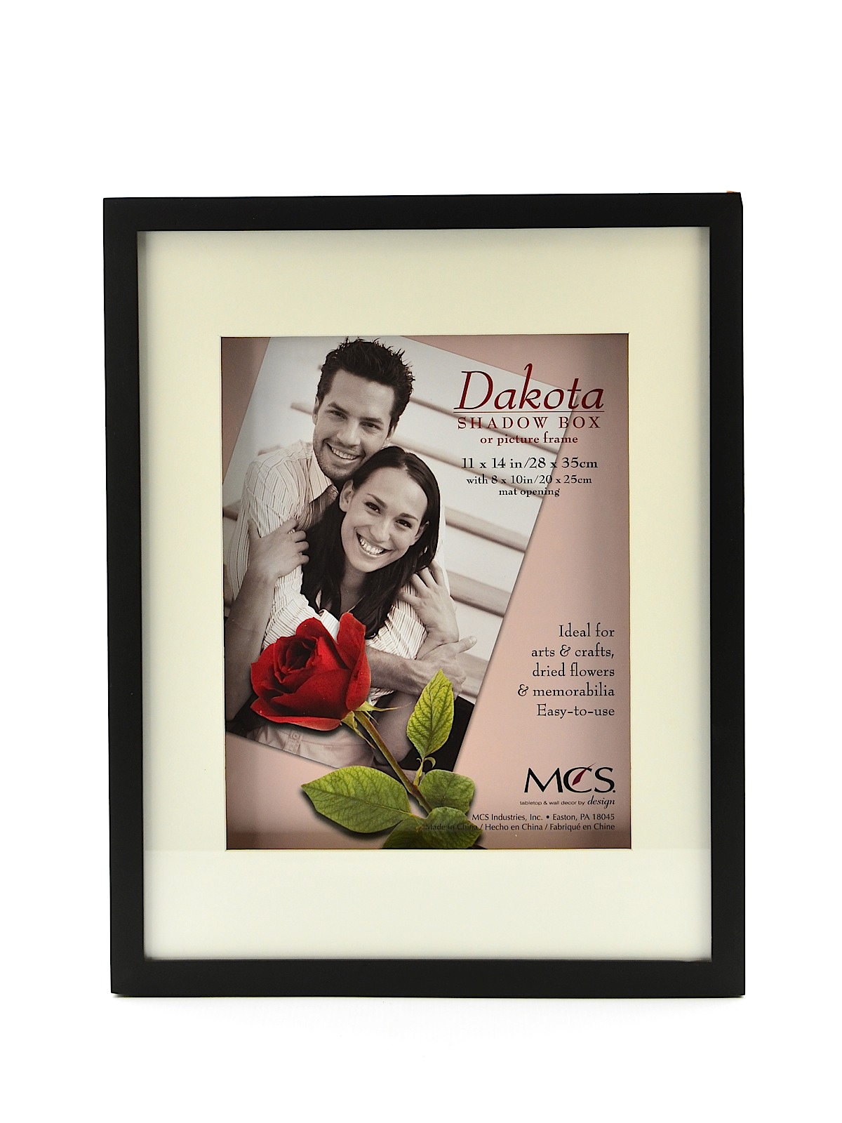 Dakota Shadow Boxes 11 in. x 14 in. black 8 in. x 10 in. opening