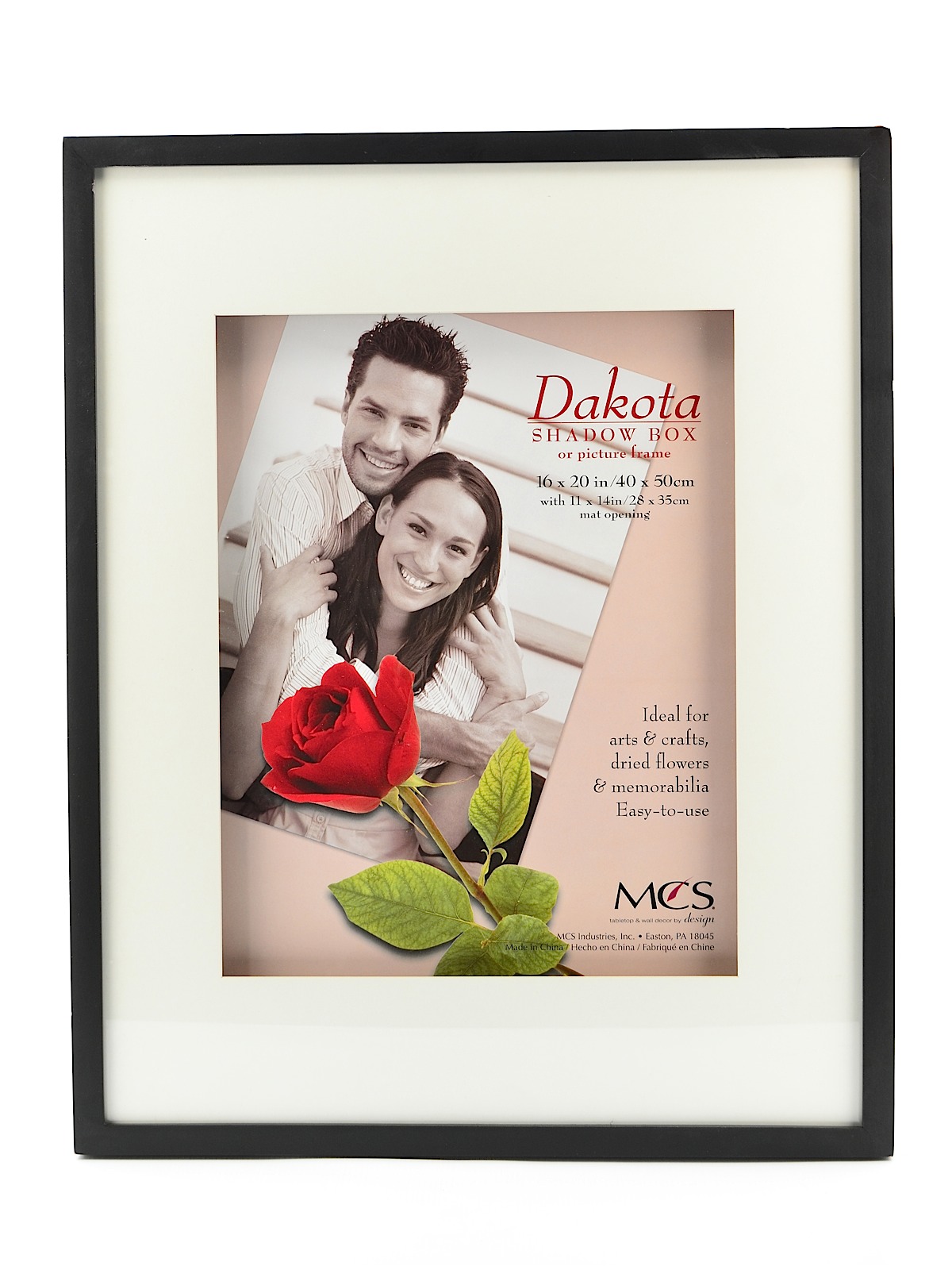 Dakota Shadow Boxes 16 in. x 20 in. black 11 in. x 14 in. opening