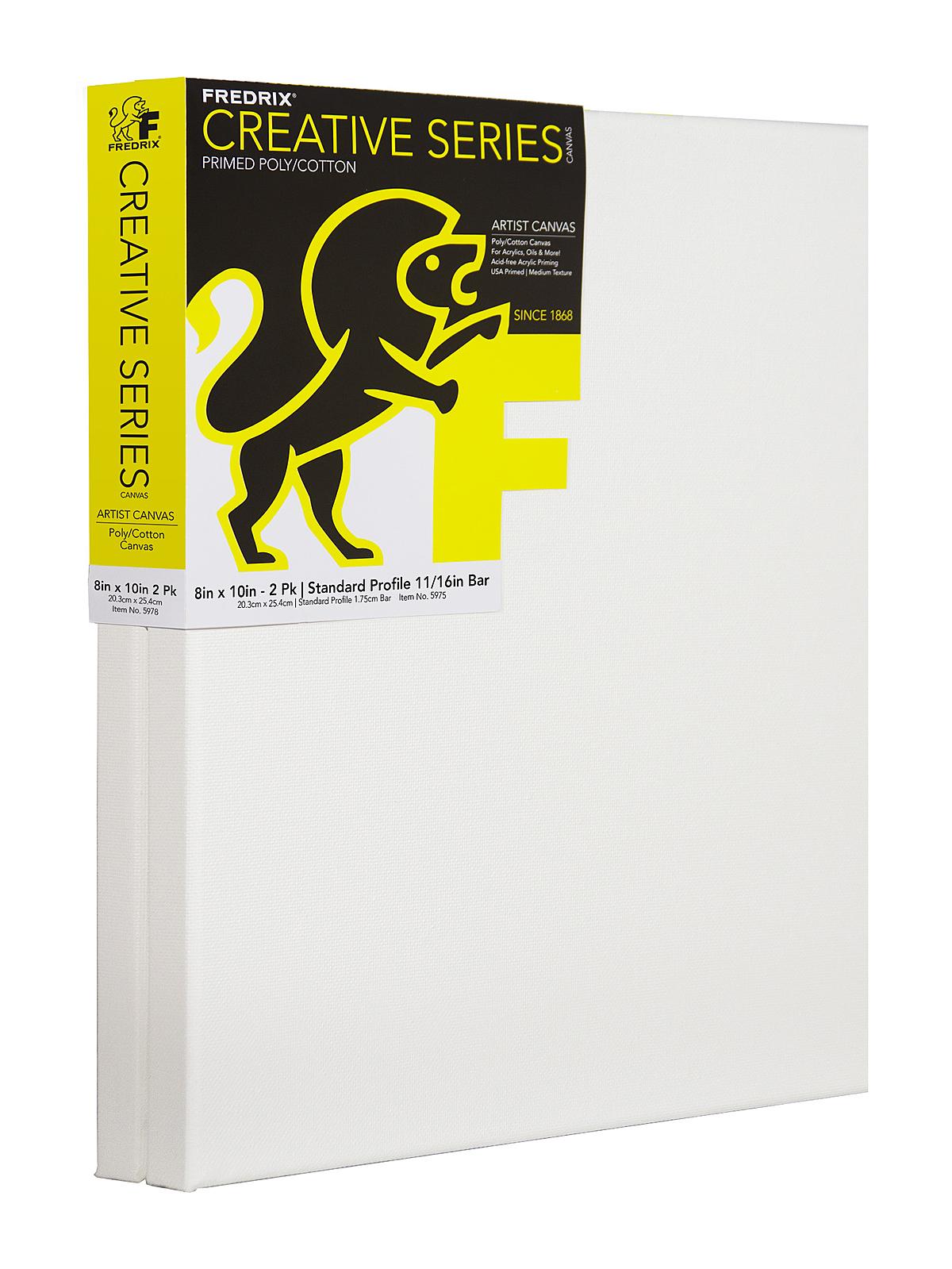 Creative Series Traditional Stretched Canvas 2 packs 8 in. x 10 in.