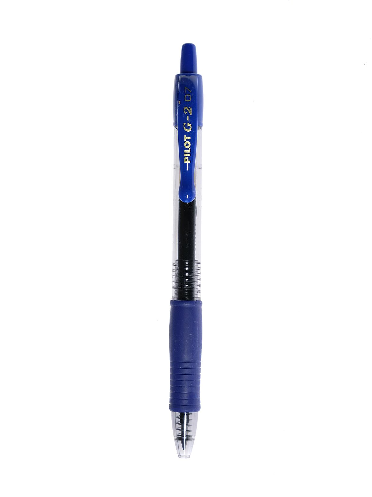 G-2 Retractable Gel Roller Pen blue fine