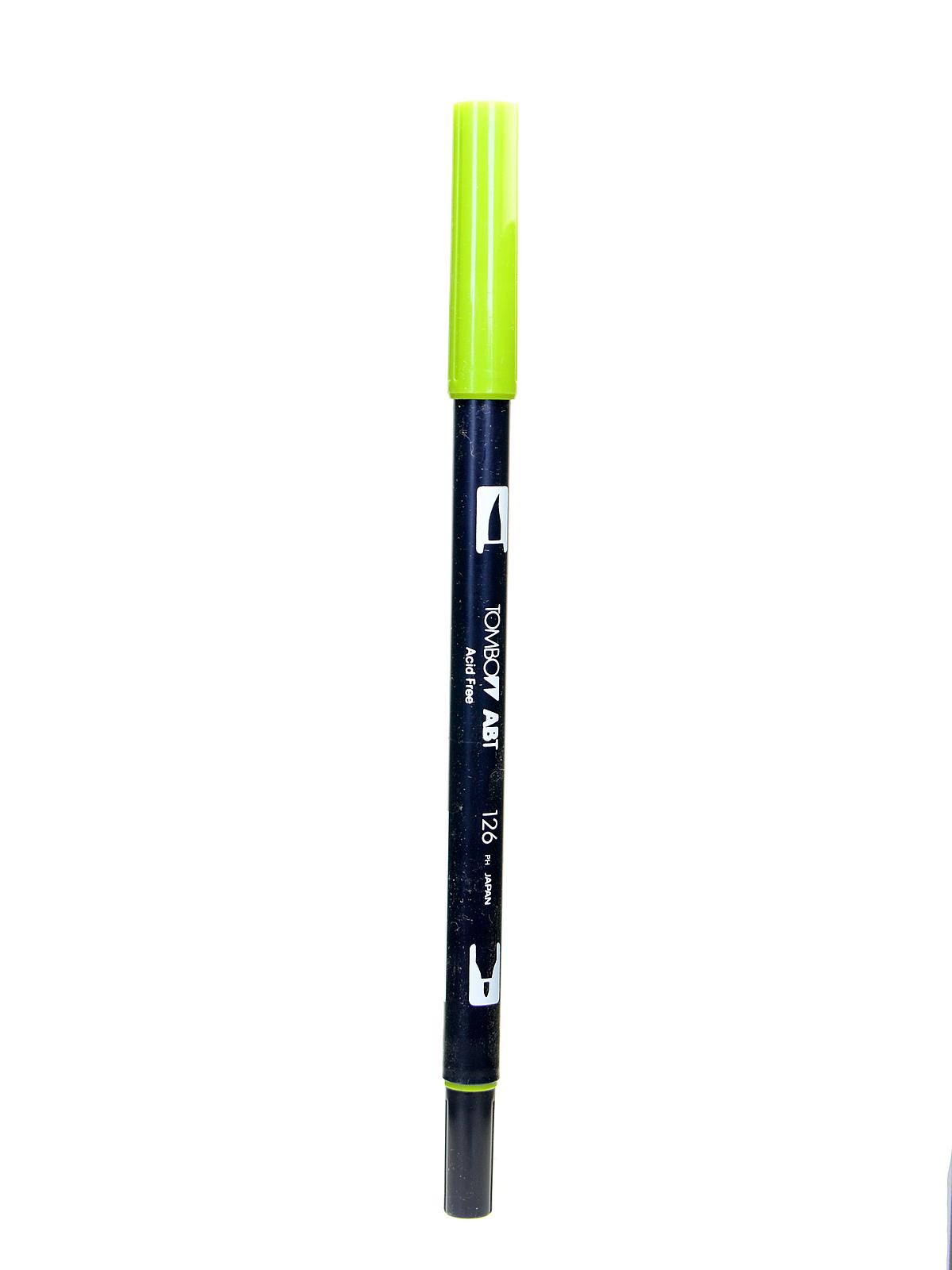 Dual End Brush Pen light olive 126