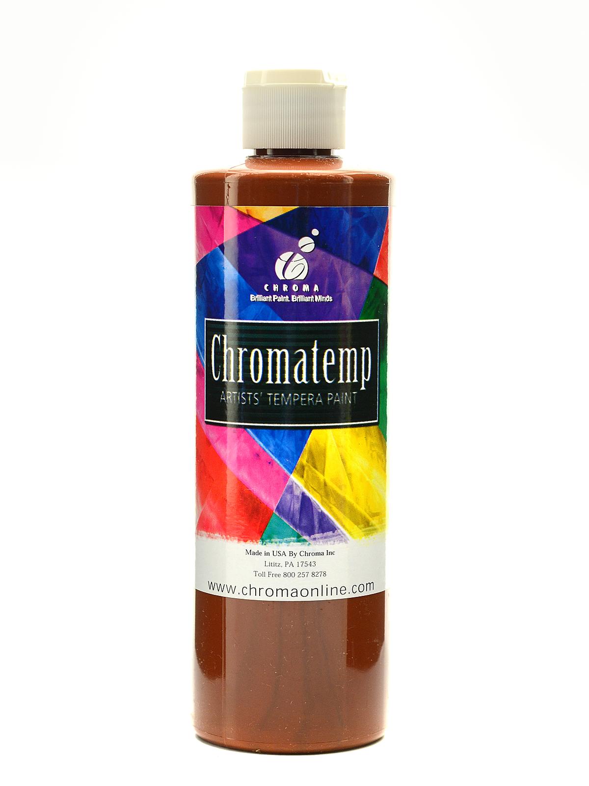 ChromaTemp Artists' Tempera Paint brown 16.9 oz.