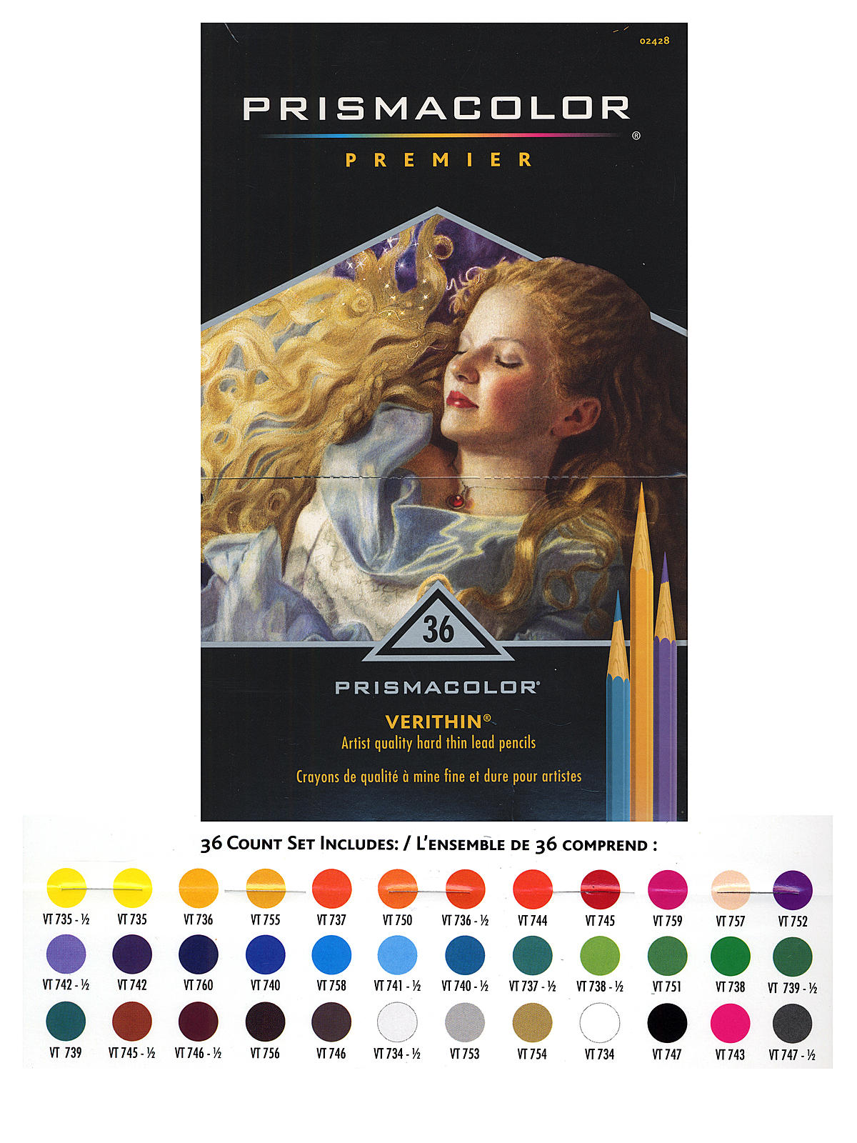 Verithin Colored Pencil Sets set of 36