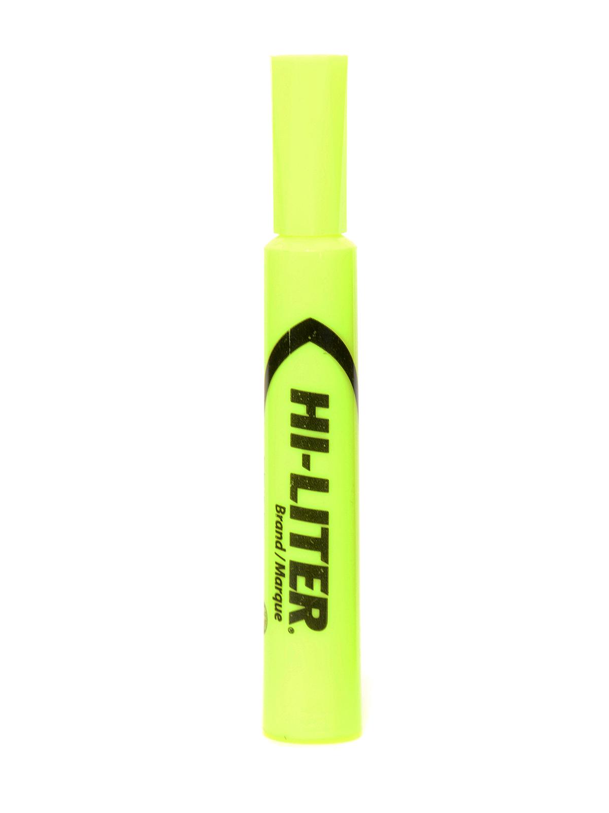 Fluorescent Hi-Liter yellow