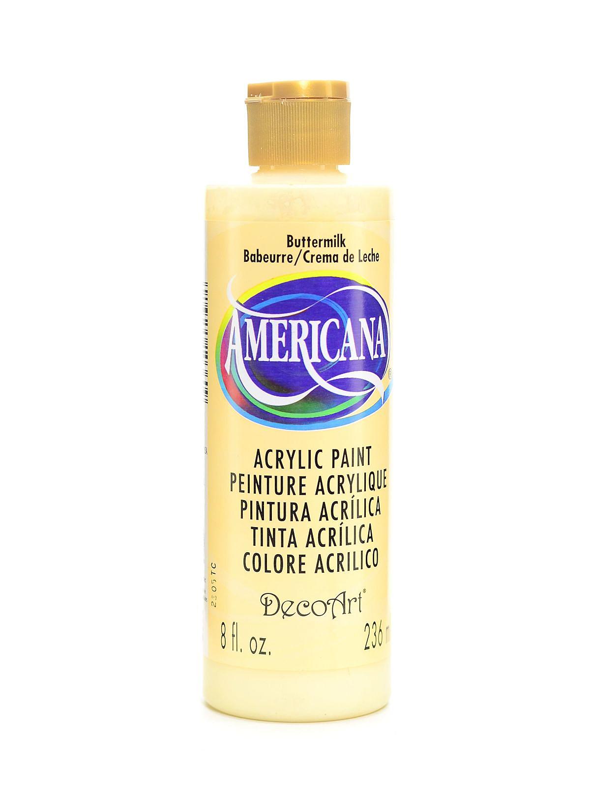 Americana Acrylic Paints buttermilk 8 oz.
