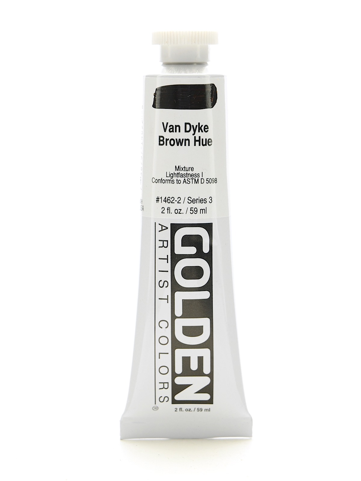 Heavy Body Acrylics historical van dyke brown hue 2 oz.