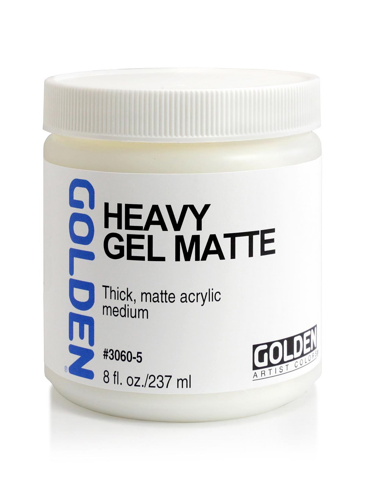 Gel Mediums heavy matte 8 oz.