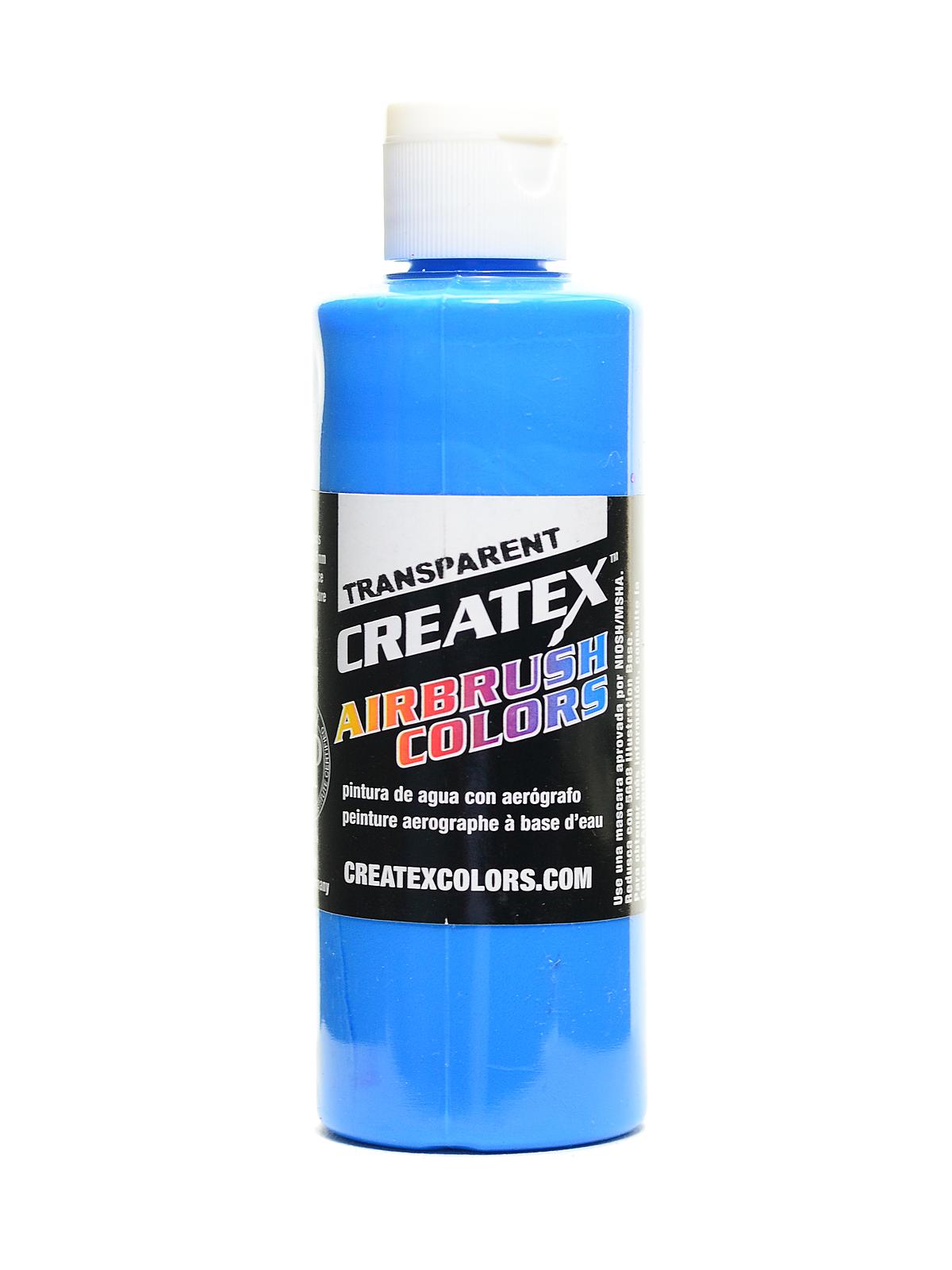 Airbrush Colors transparent Caribbean blue 4 oz.