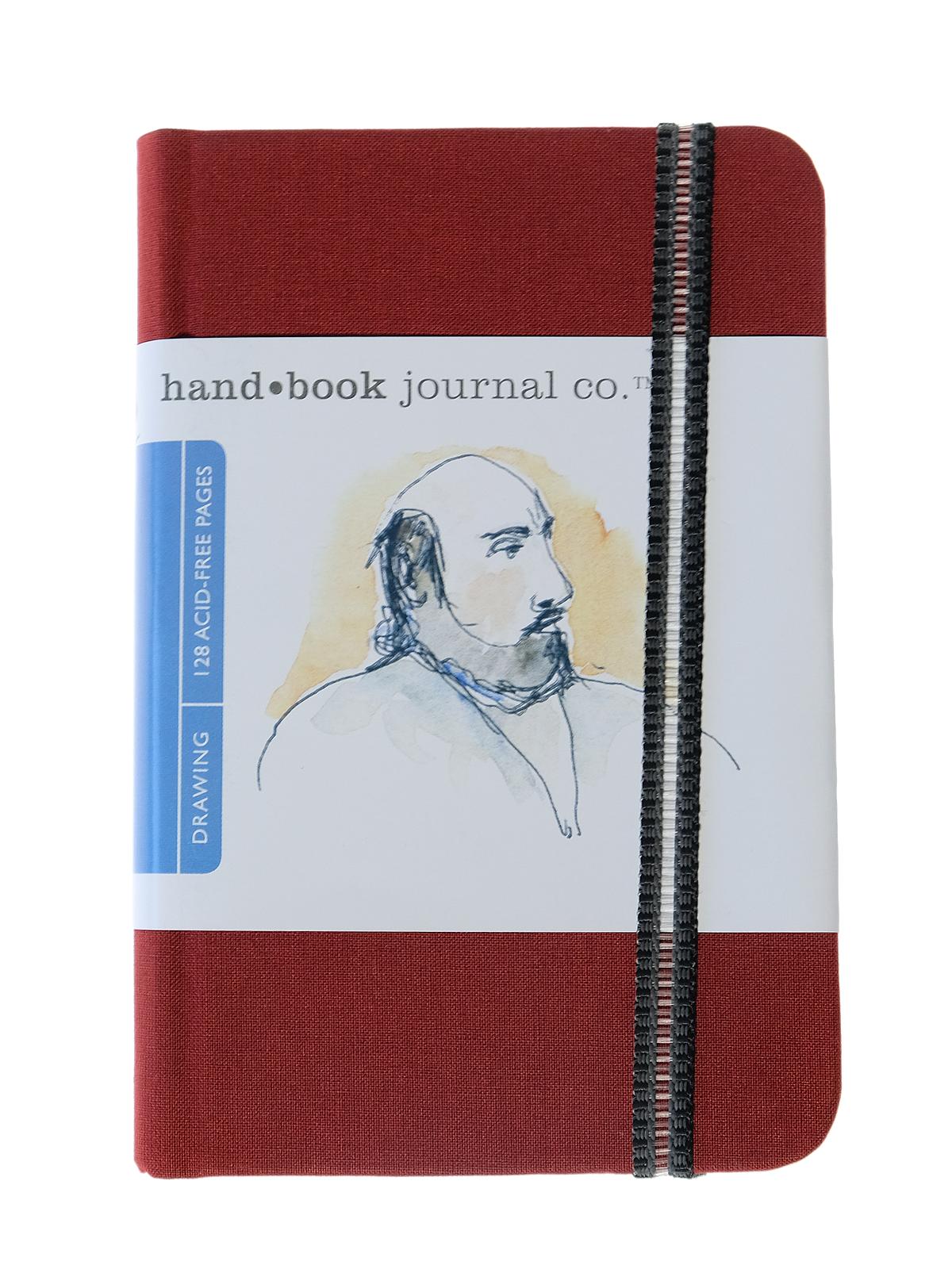 Travelogue Drawing Journals 3 1 2 In. X 5 1 2 In. Portrait Vermilion Red