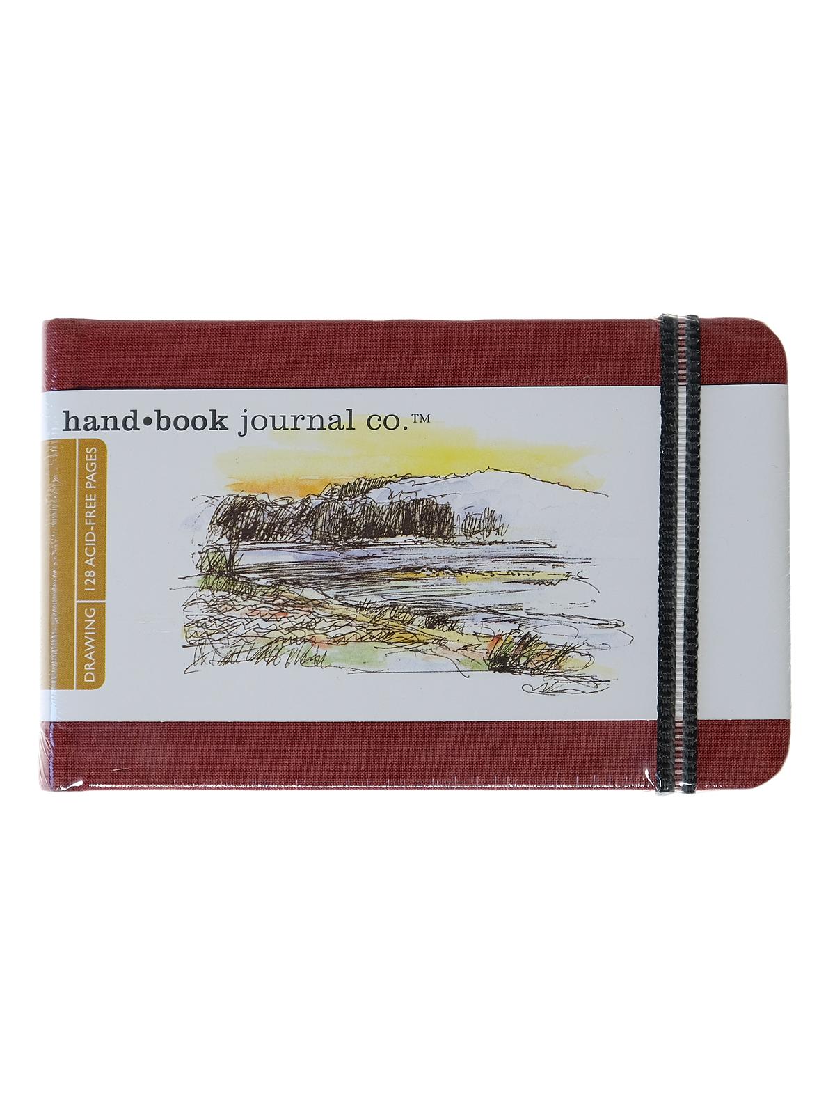 Travelogue Drawing Journals 3 1 2 In. X 5 1 2 In. Landscape Vermilion Red