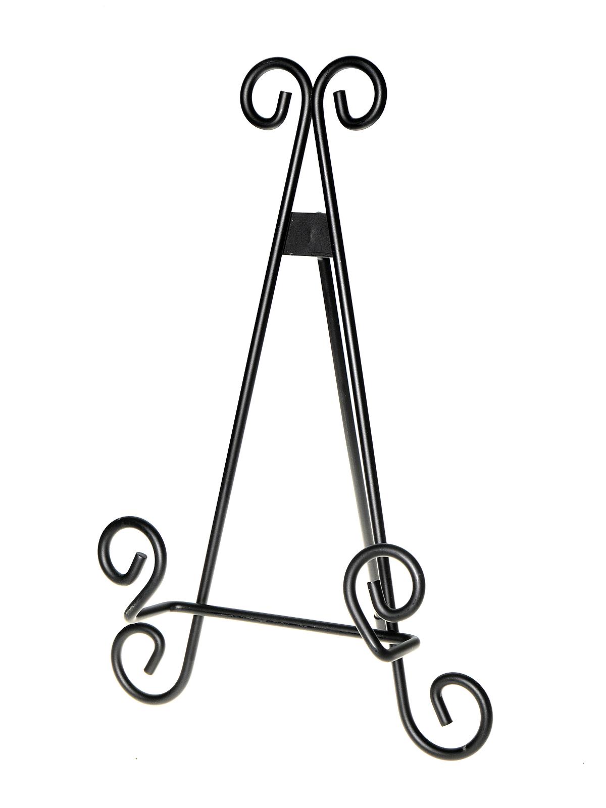 Stratford Metal Scroll Easels 13 in. each black
