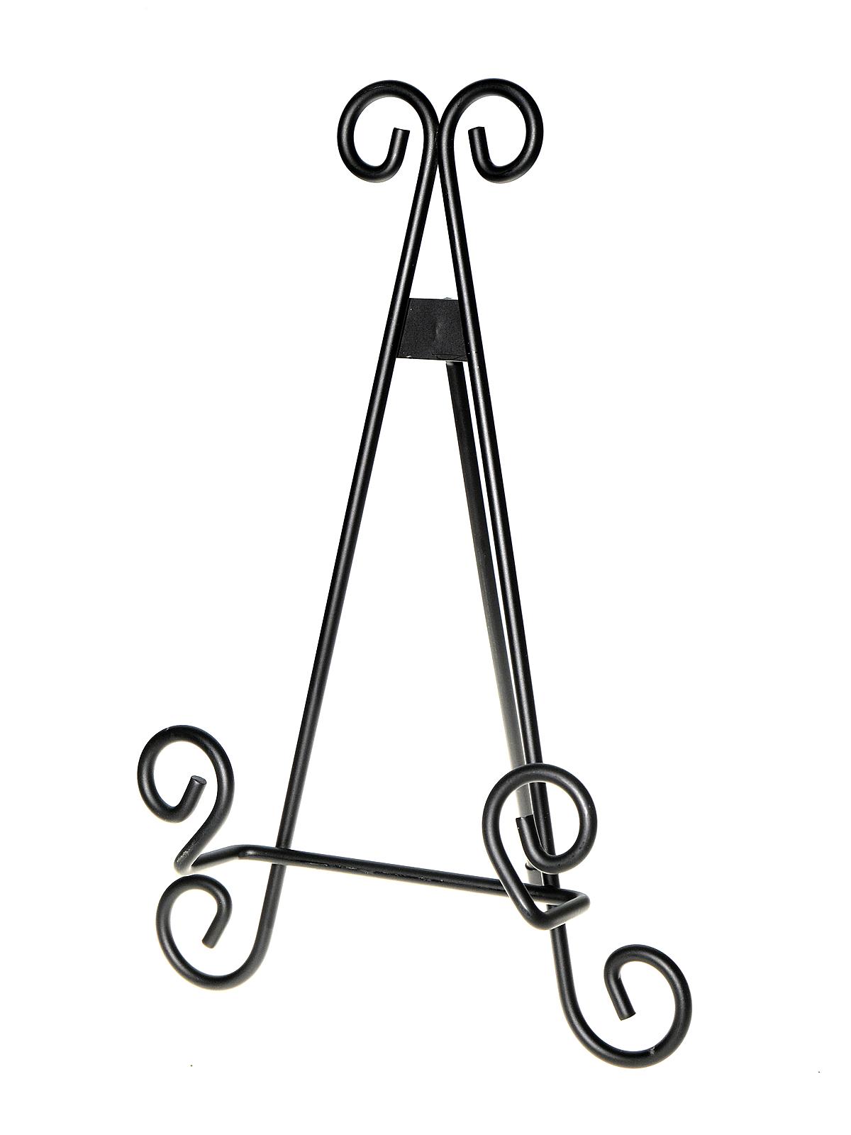 Stratford Metal Scroll Easels 13 In. Each Black