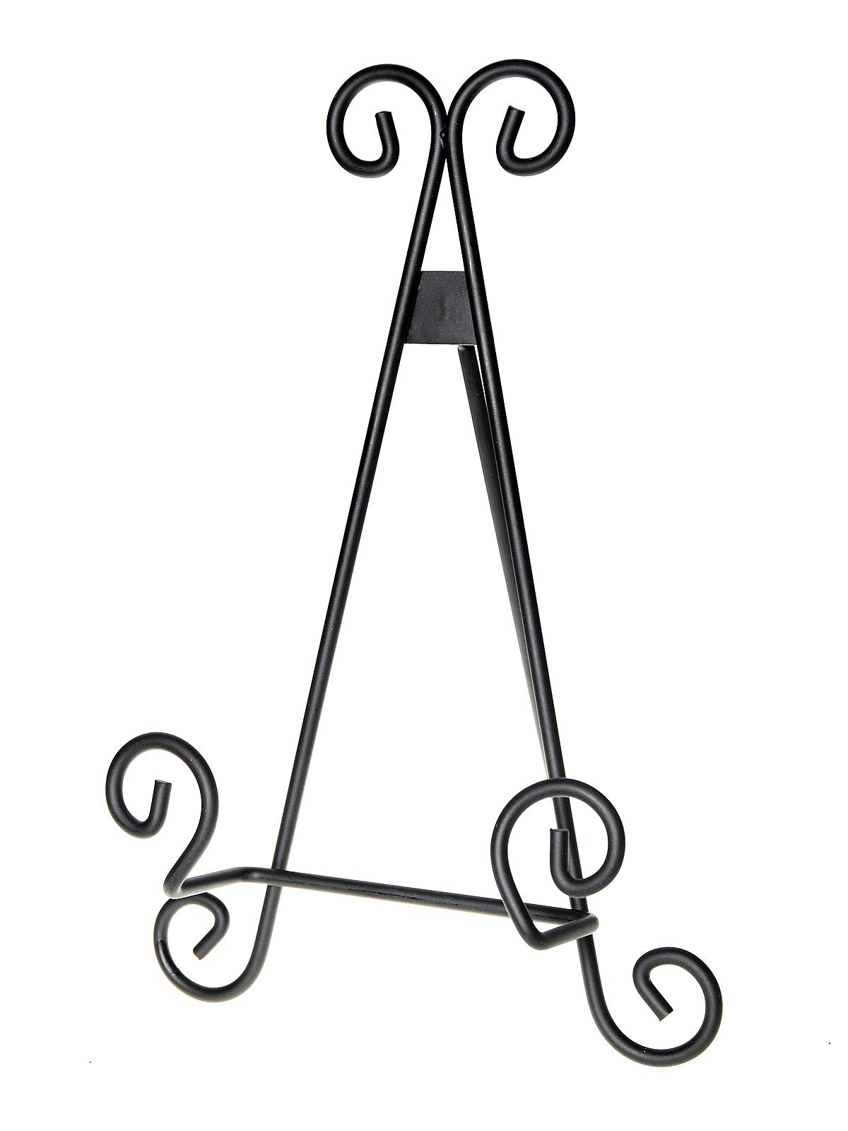 Stratford Metal Scroll Easels 11 In. Each Black