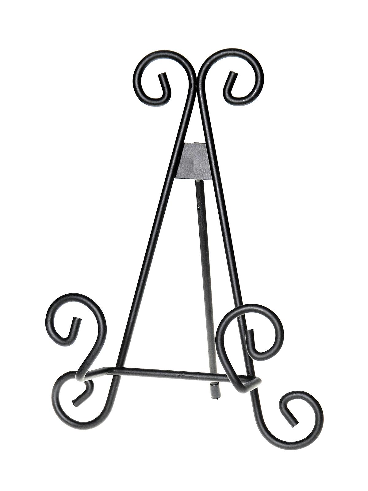 Stratford Metal Scroll Easels 9 in. each black