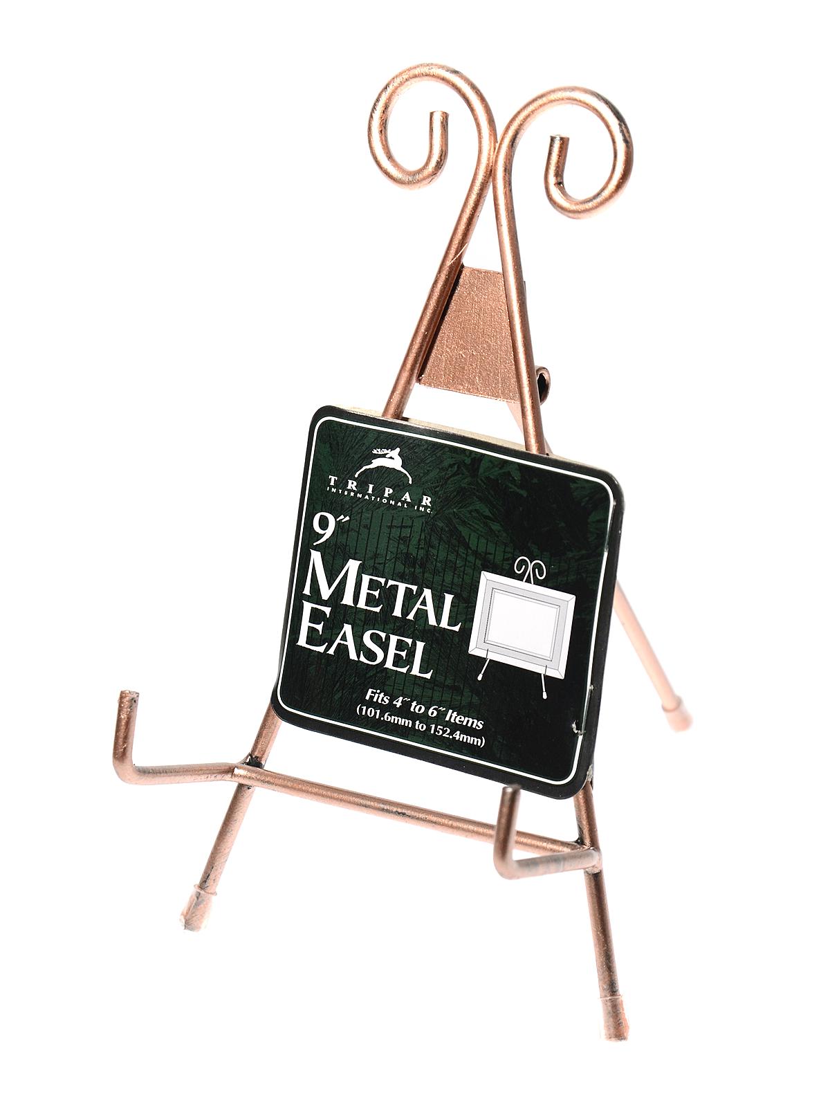 Rose Gold Straight Bracket Easels 9 In. Each