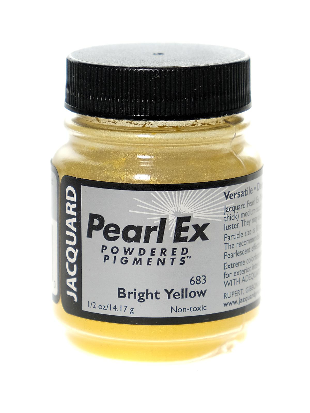 Pearl Ex Powdered Pigments bright yellow 0.50 oz.