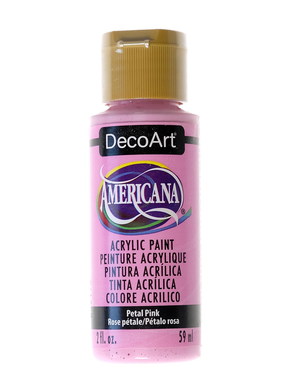 Americana Acrylic Paints petal pink 2 oz.
