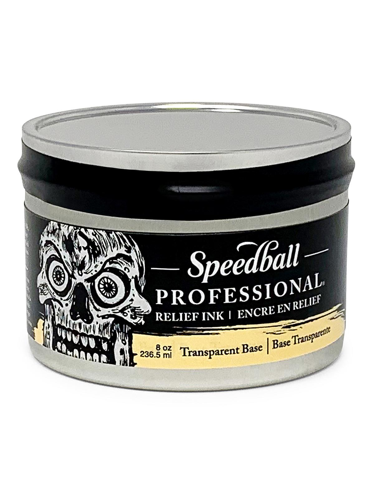 Professional Relief Ink transparent base 8 oz. can