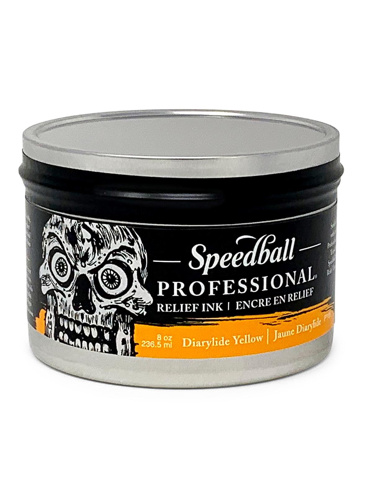 Professional Relief Ink diarylide yellow 8 oz. can