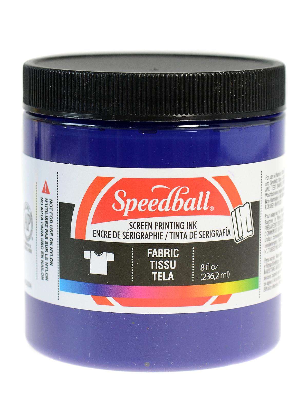 Fabric Screen Printing Ink violet 8 oz.