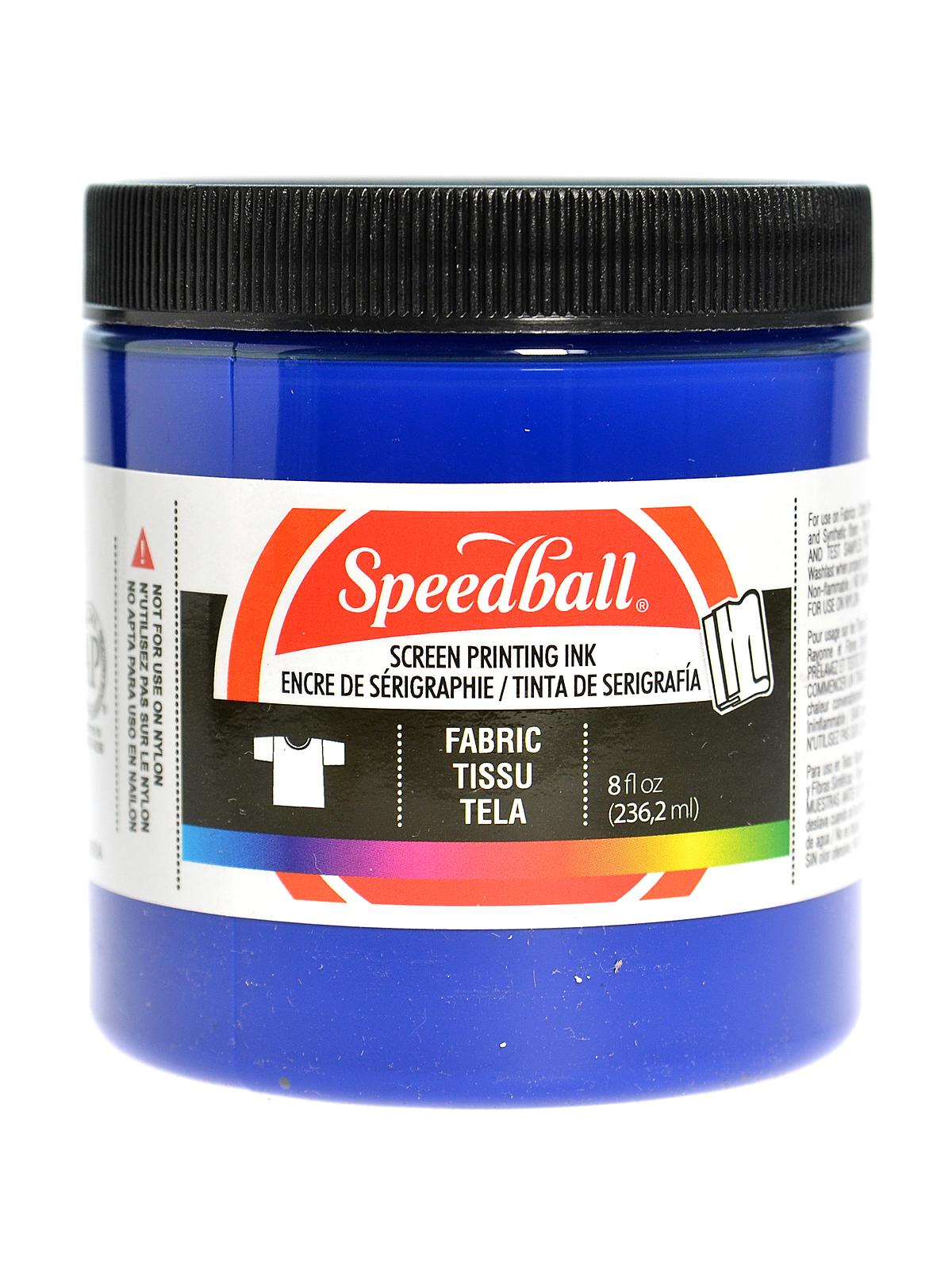 Fabric Screen Printing Ink process cyan 8 oz.