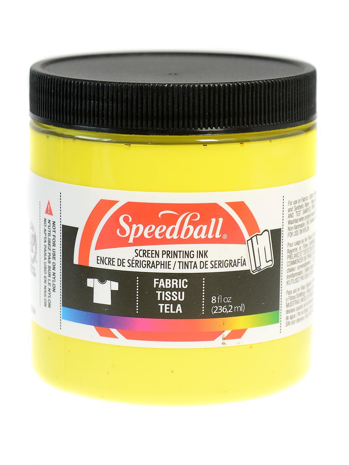Fabric Screen Printing Ink process yellow 8 oz.