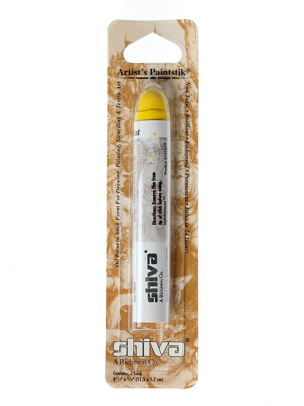 Artist's Paintstik Oil Colors Azo Yellow