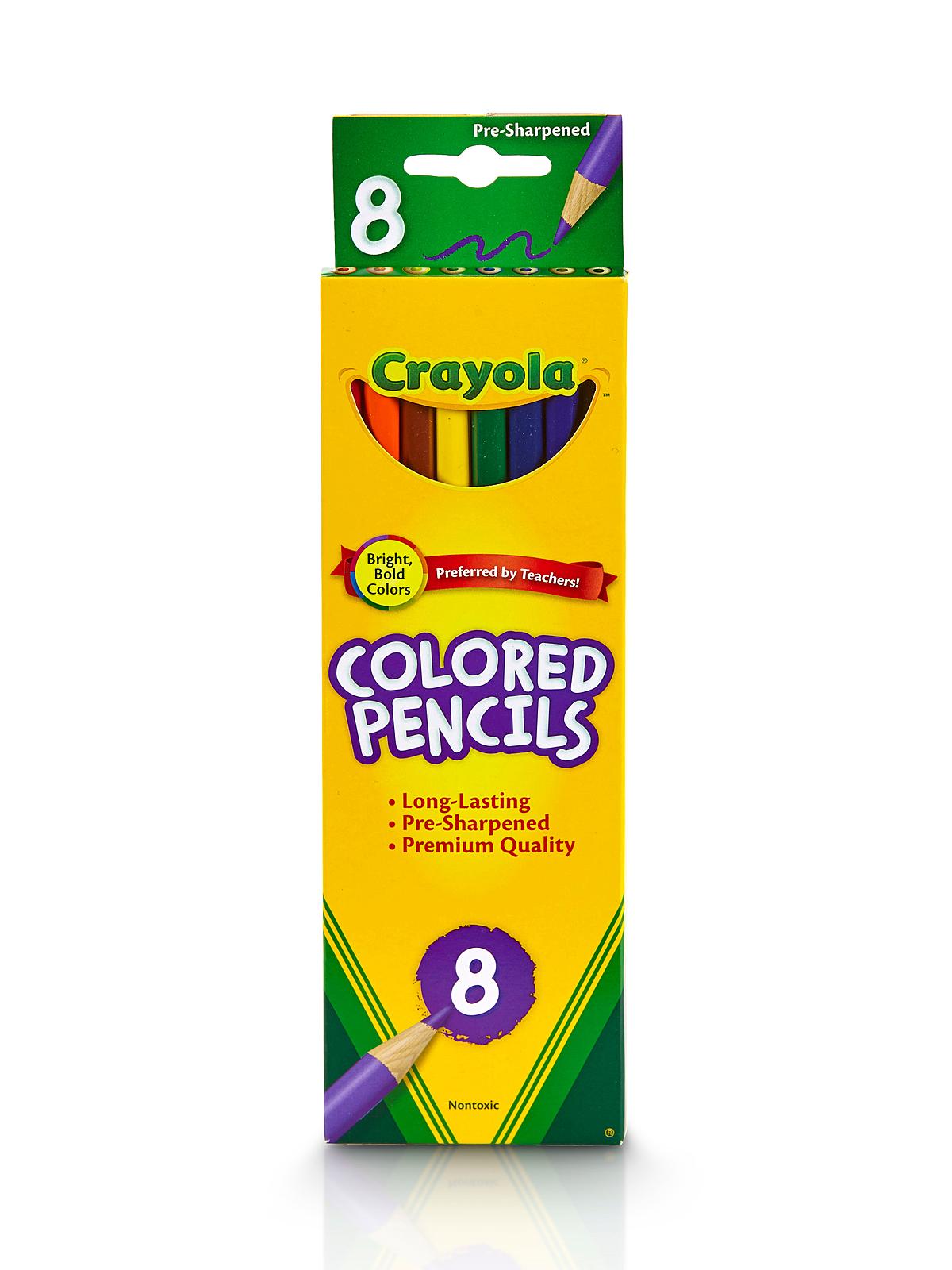 Colored Pencils Box Of 8 Standard Colors