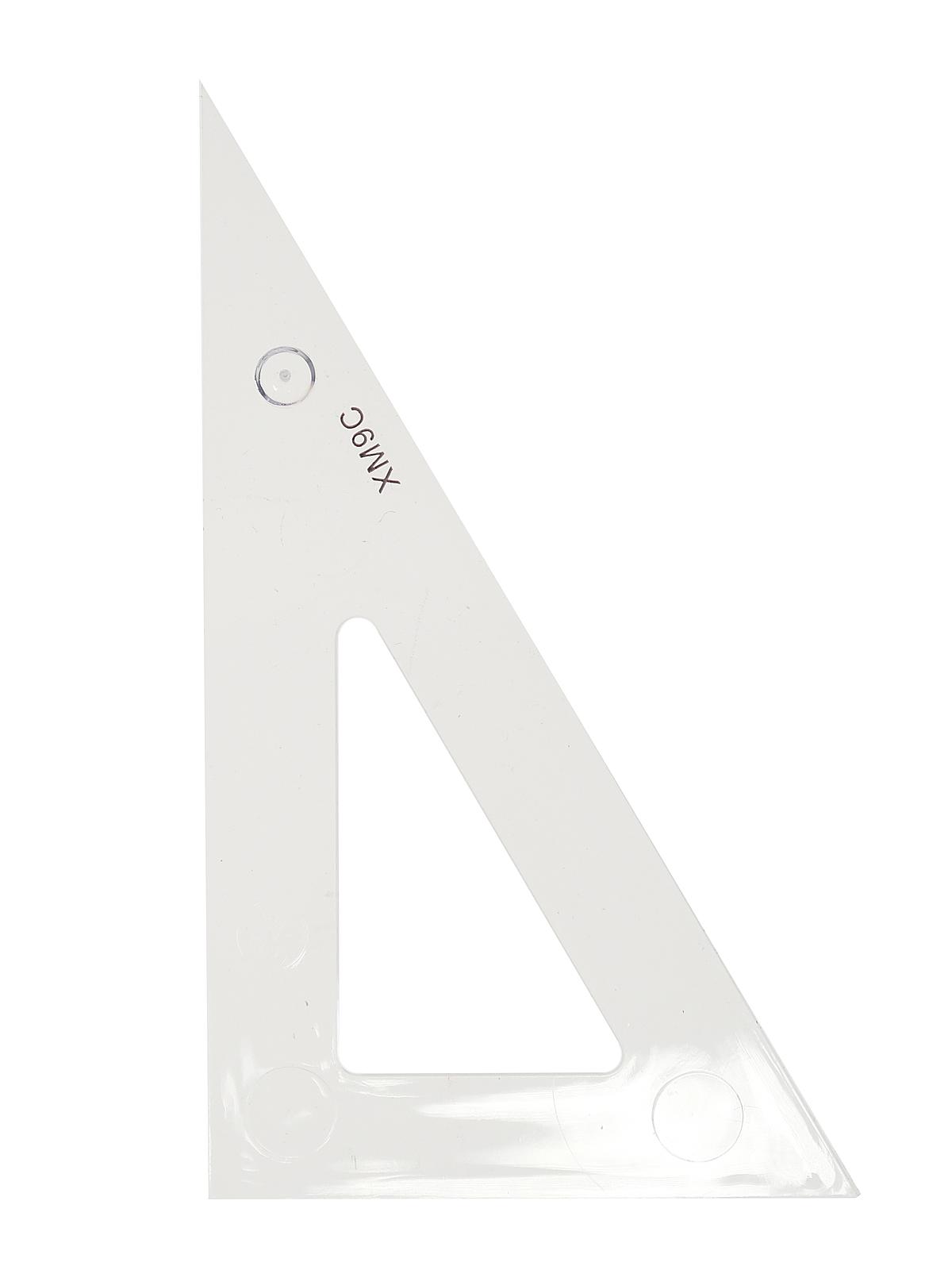 Transparent Triangles scholastic-30 60 degree 4 in.