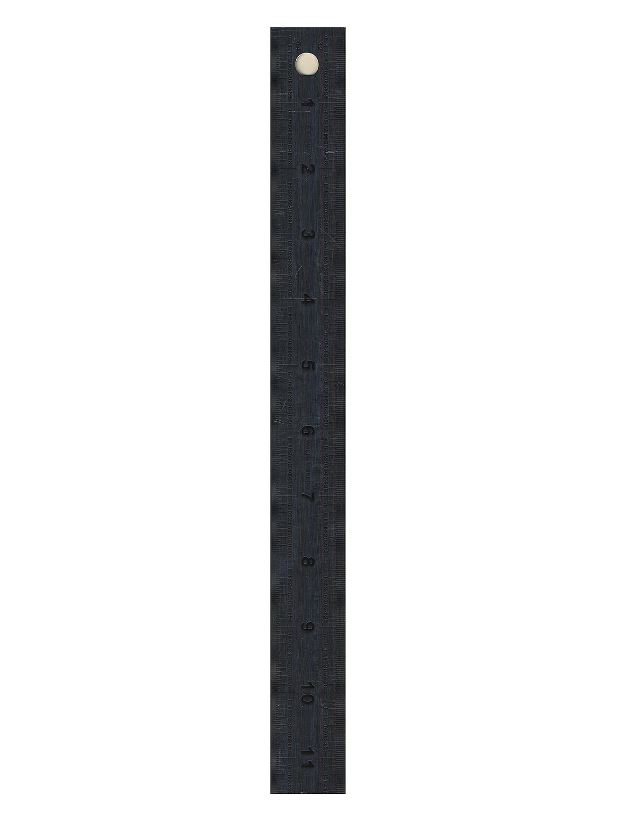 Stainless Steel Non-Slip Rulers 32nd-64th Inch 24 in.