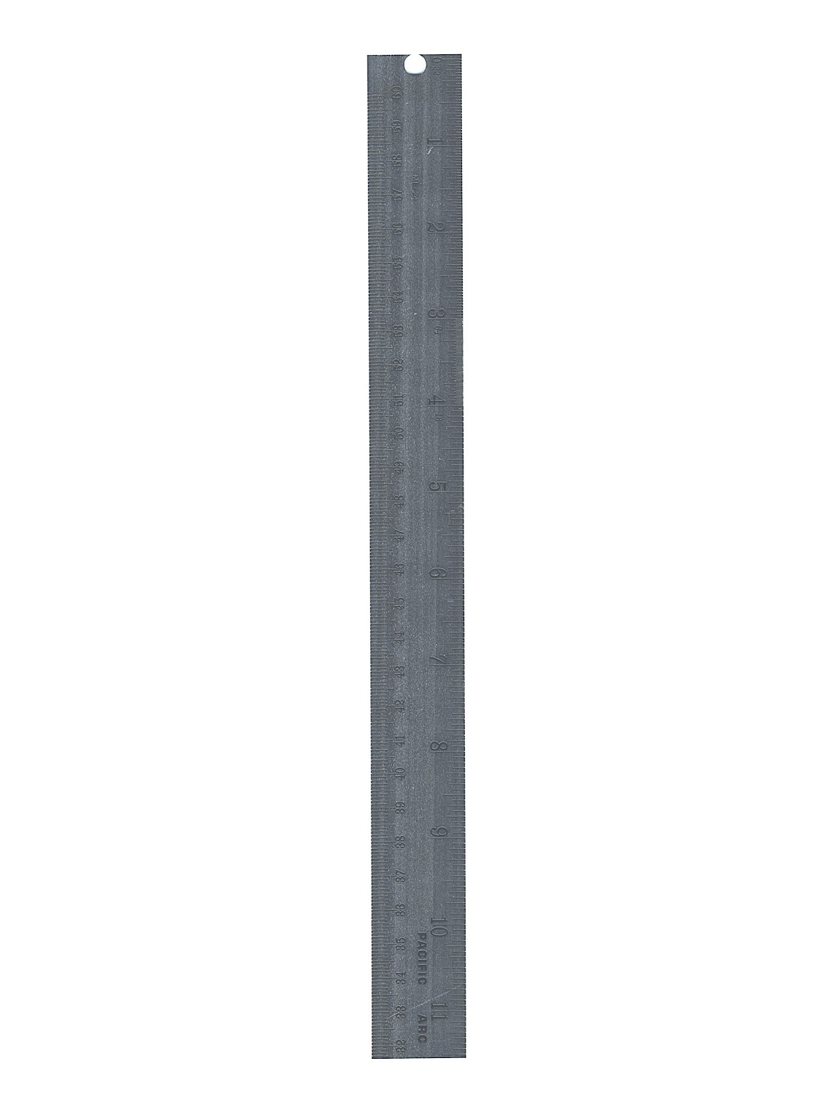 Stainless Steel Non-Slip Rulers - 16th Inch Metric 24 in.