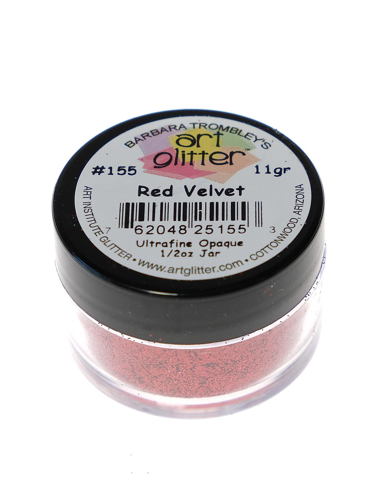 Ultrafine Opaque Glitter red velvet 1 2 oz. jar