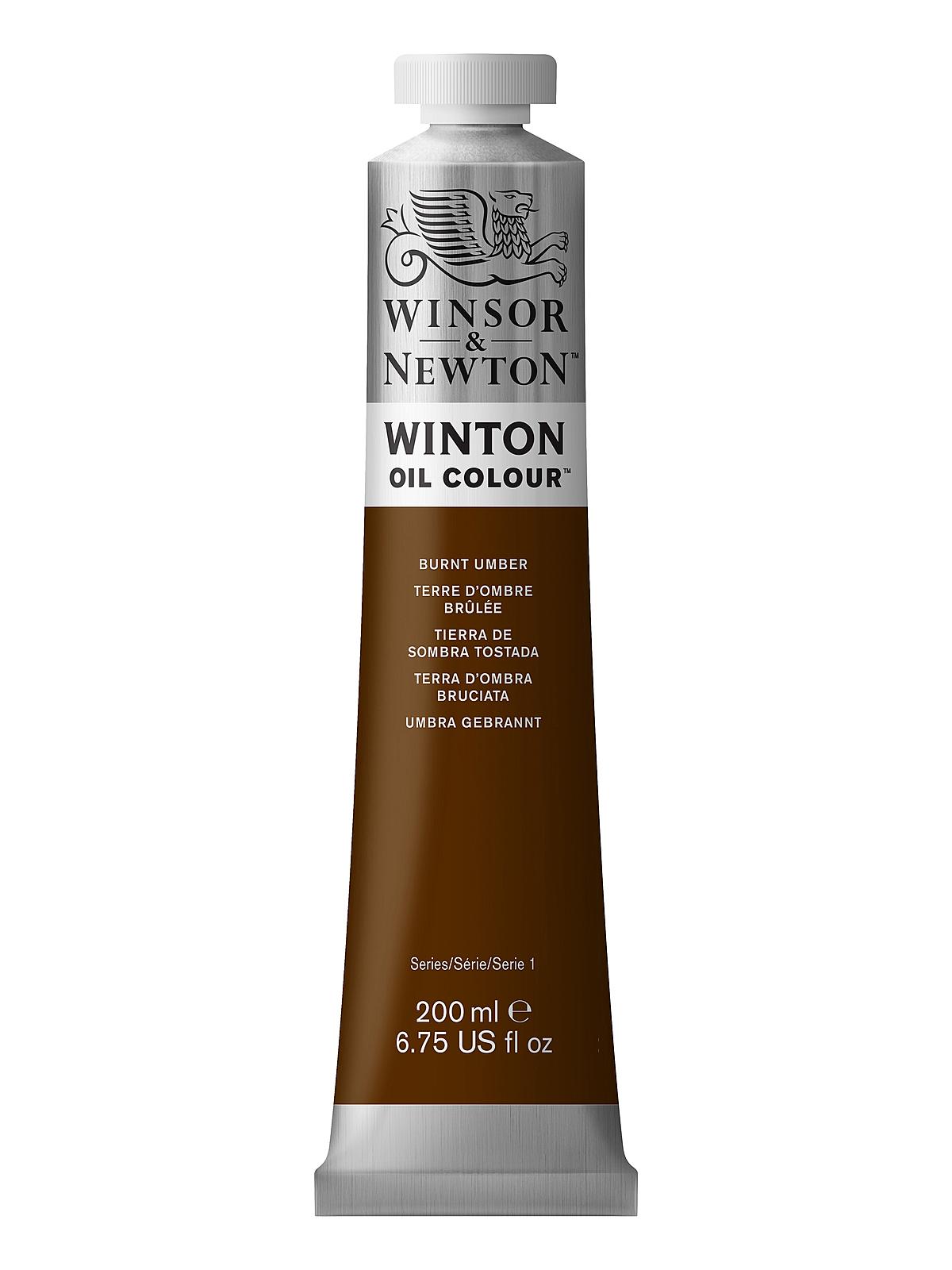Winton Oil Colours 200 ml burnt umber 76