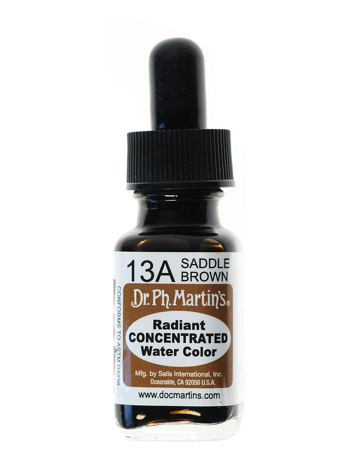 Radiant Concentrated Watercolors saddle brown 1 2 oz.