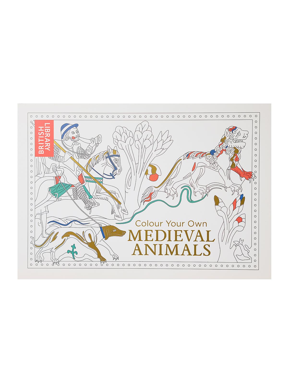 Colour Your Own Medieval Animals Each