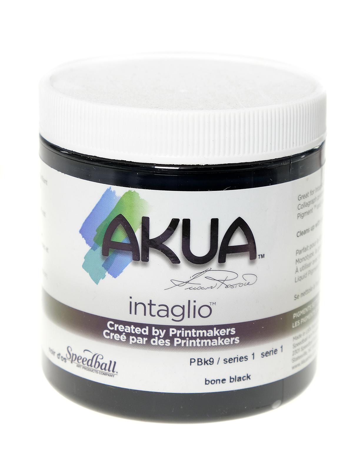 Intaglio Printing Inks bone black 8 oz.