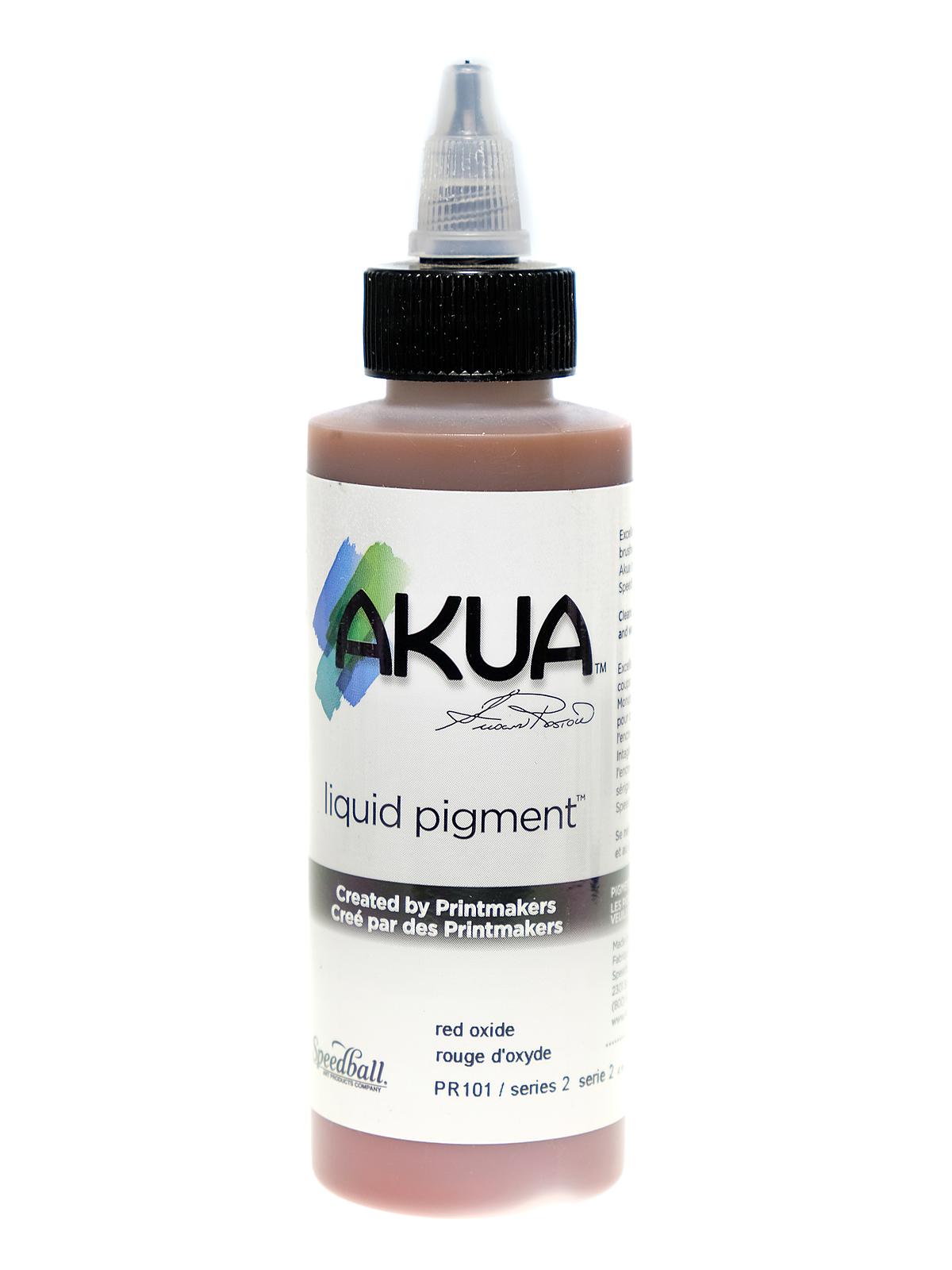 Liquid Pigment red oxide 4 oz.