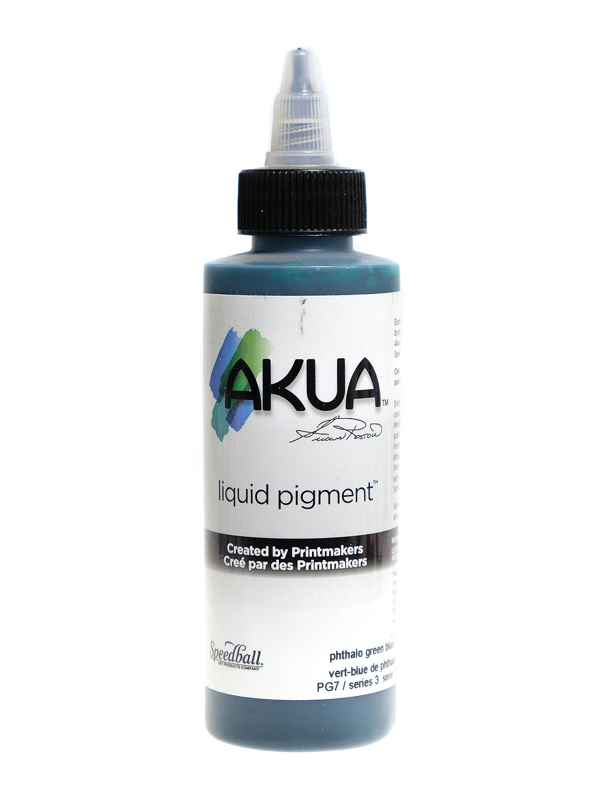 Liquid Pigment phthalo green blue 4 oz.