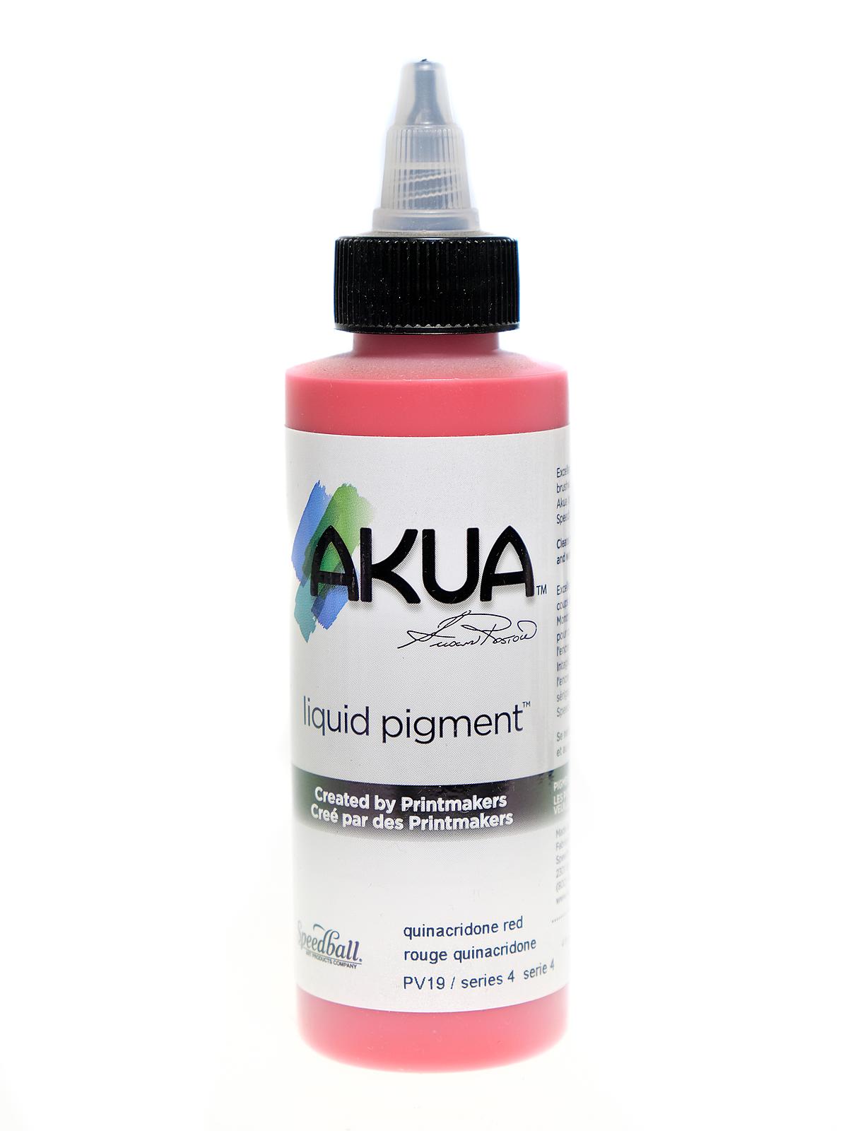 Liquid Pigment quinacridone red 4 oz.