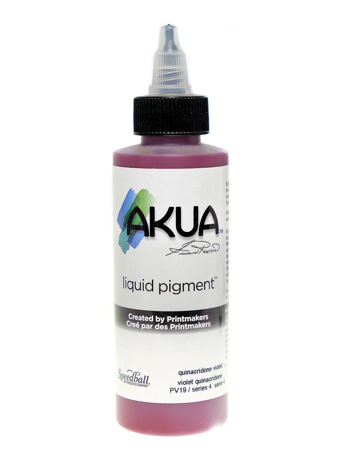 Liquid Pigment Quinacridone Violet 4 Oz.
