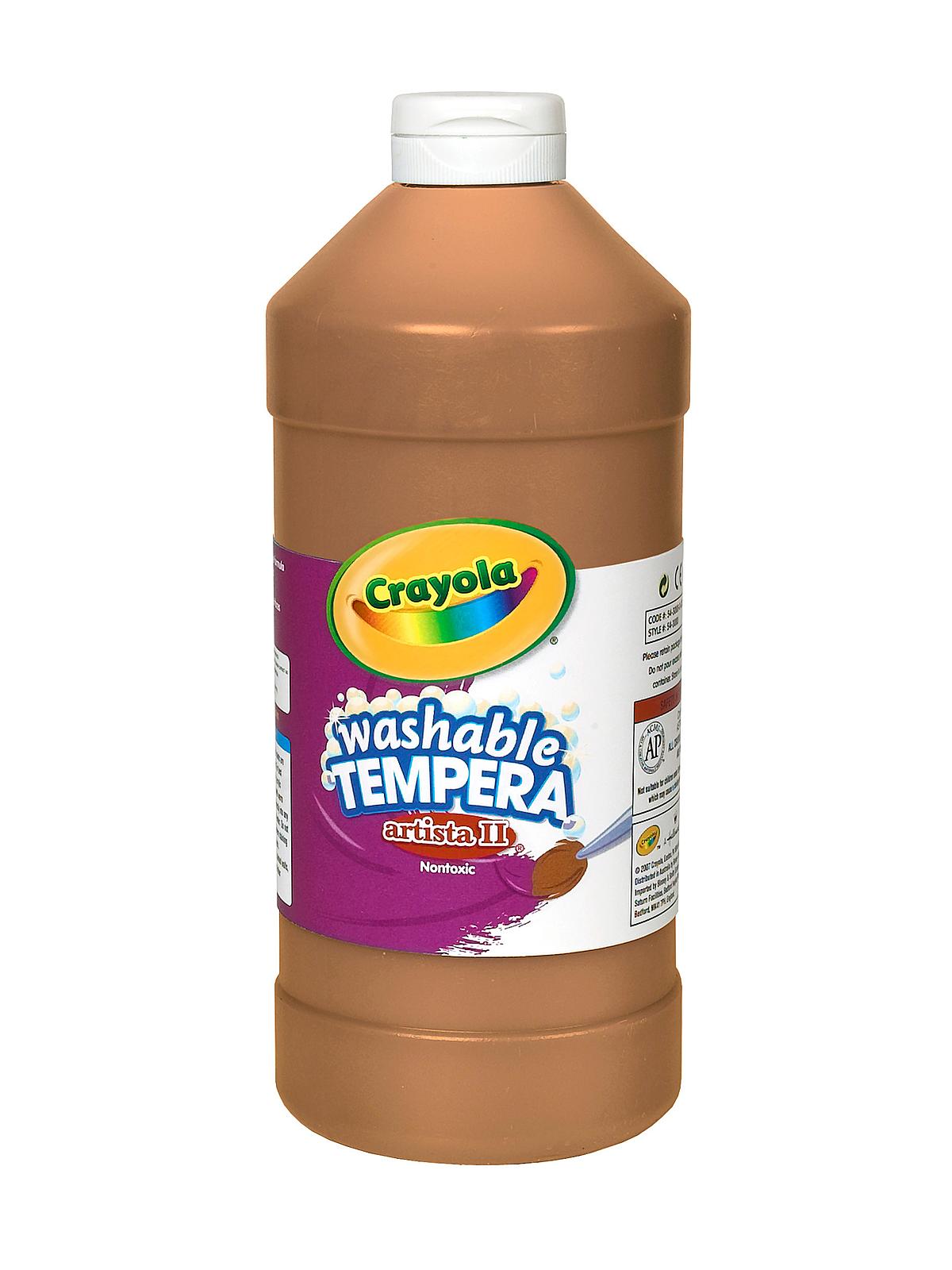 Artista II Liquid Tempera Paint brown 32 oz.