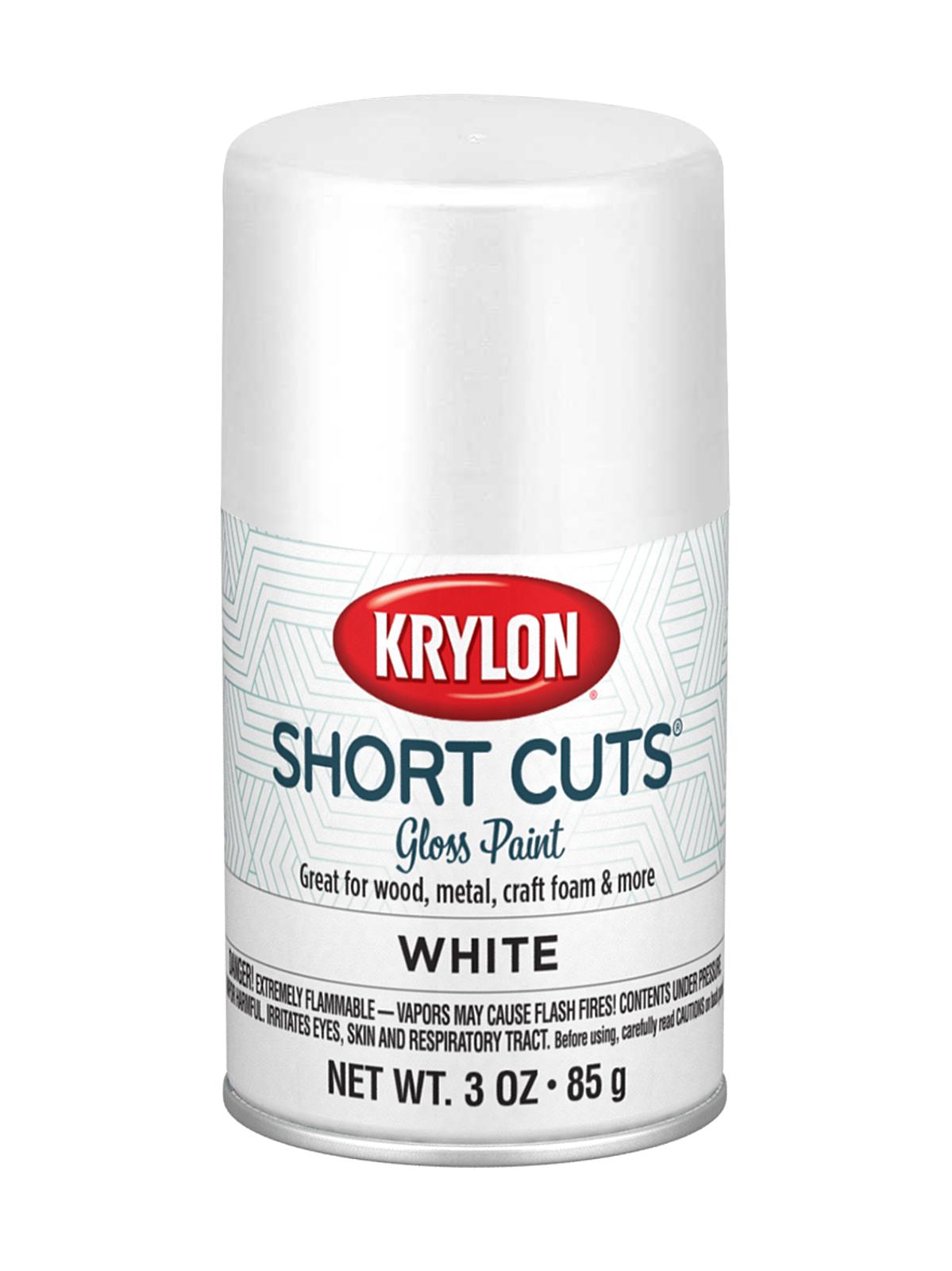 Short Cuts gloss white 3 oz. aerosol