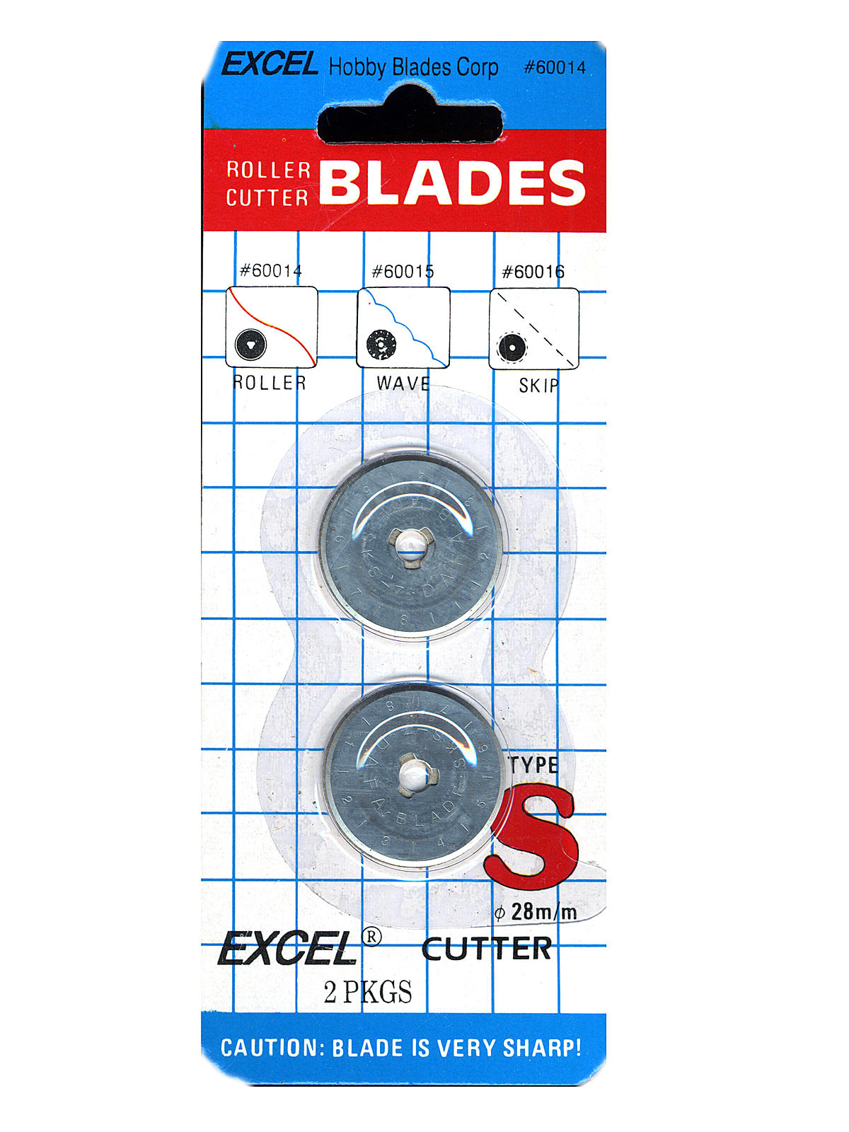 Rotary Cutter Replacement Blades 1.1 in. (28 mm) pack of 2