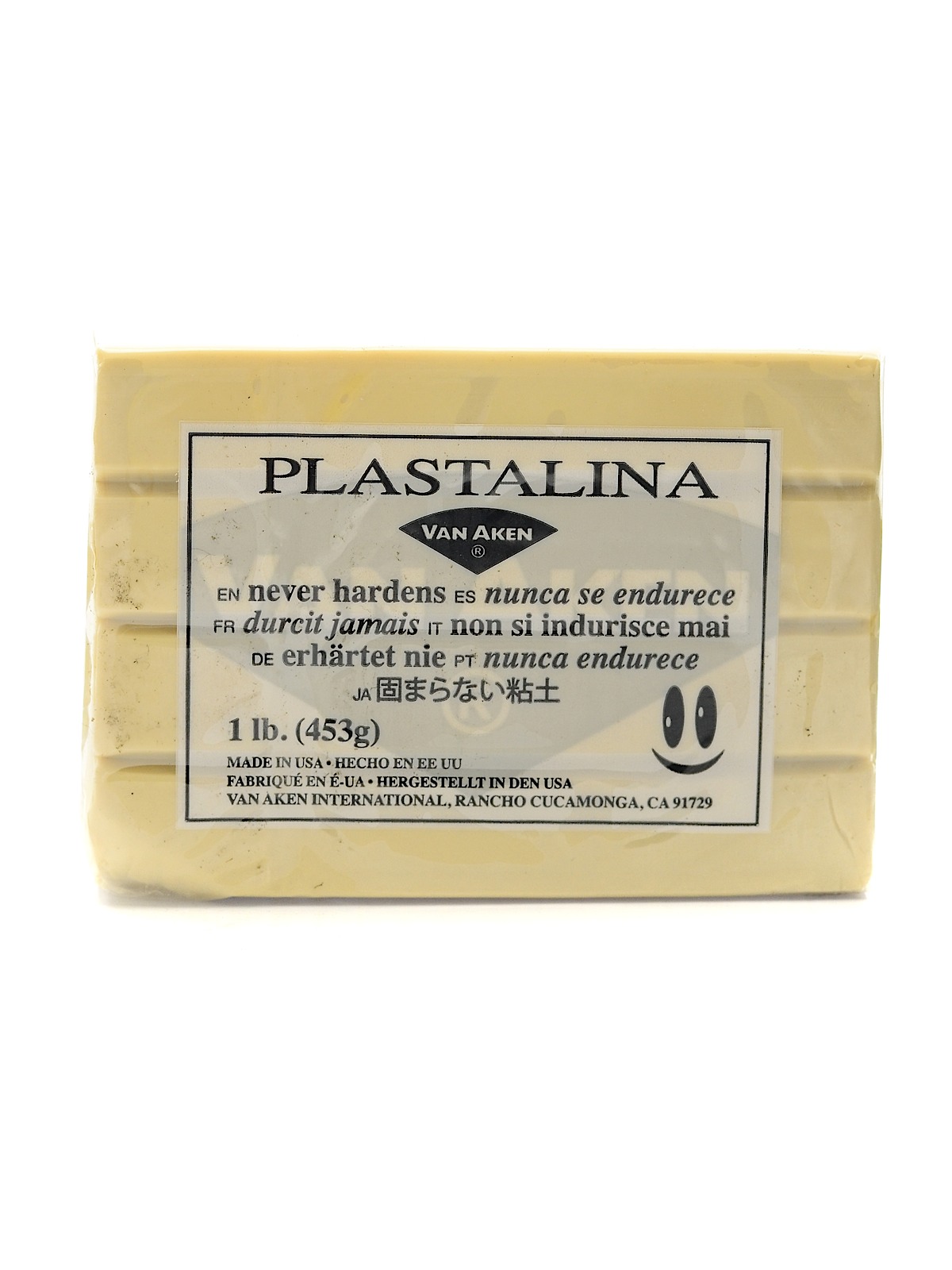 Plastalina Modeling Clay Ivory 1 Lb. Bar