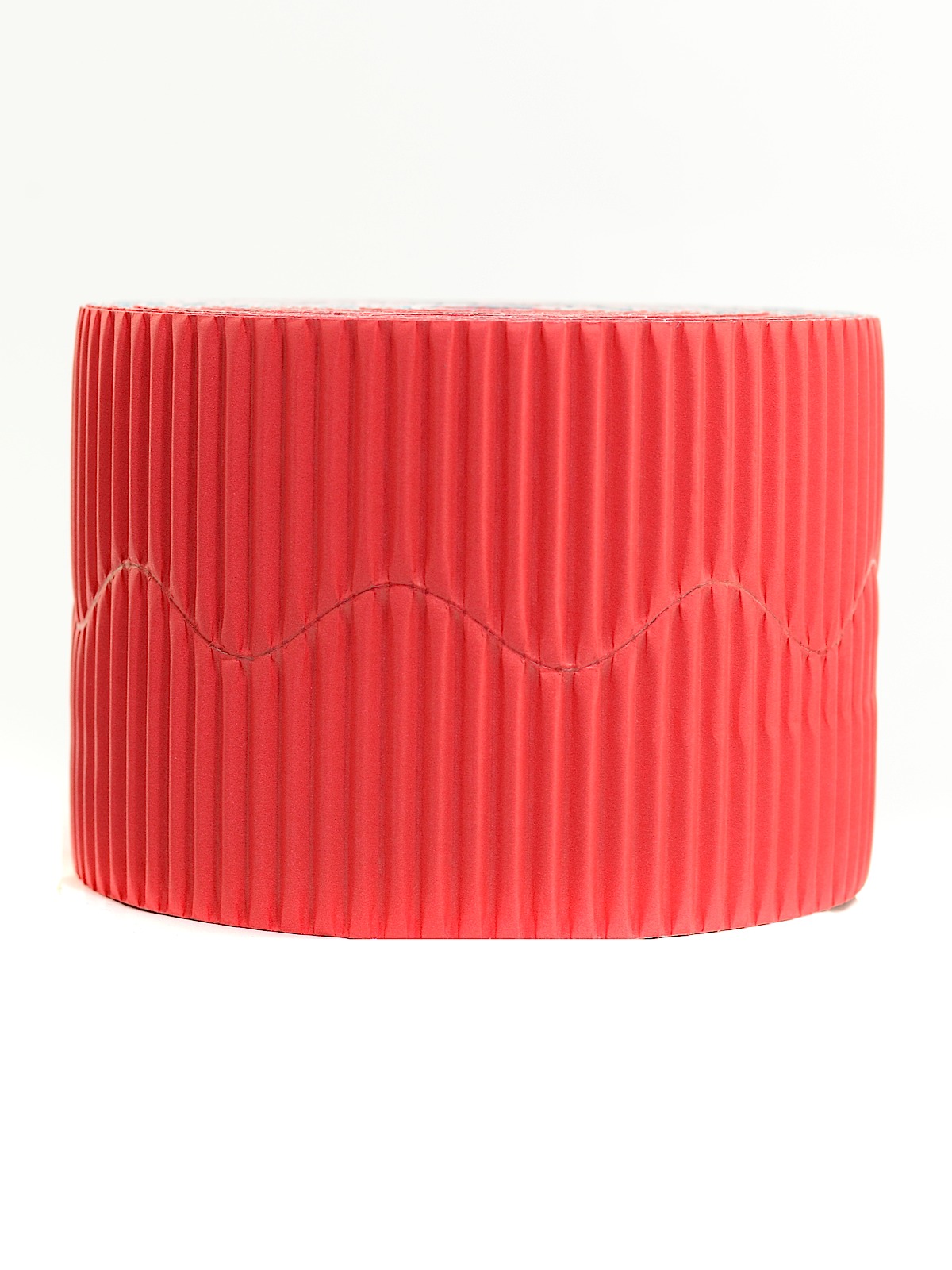 Bordette Corrugated Roll flame red