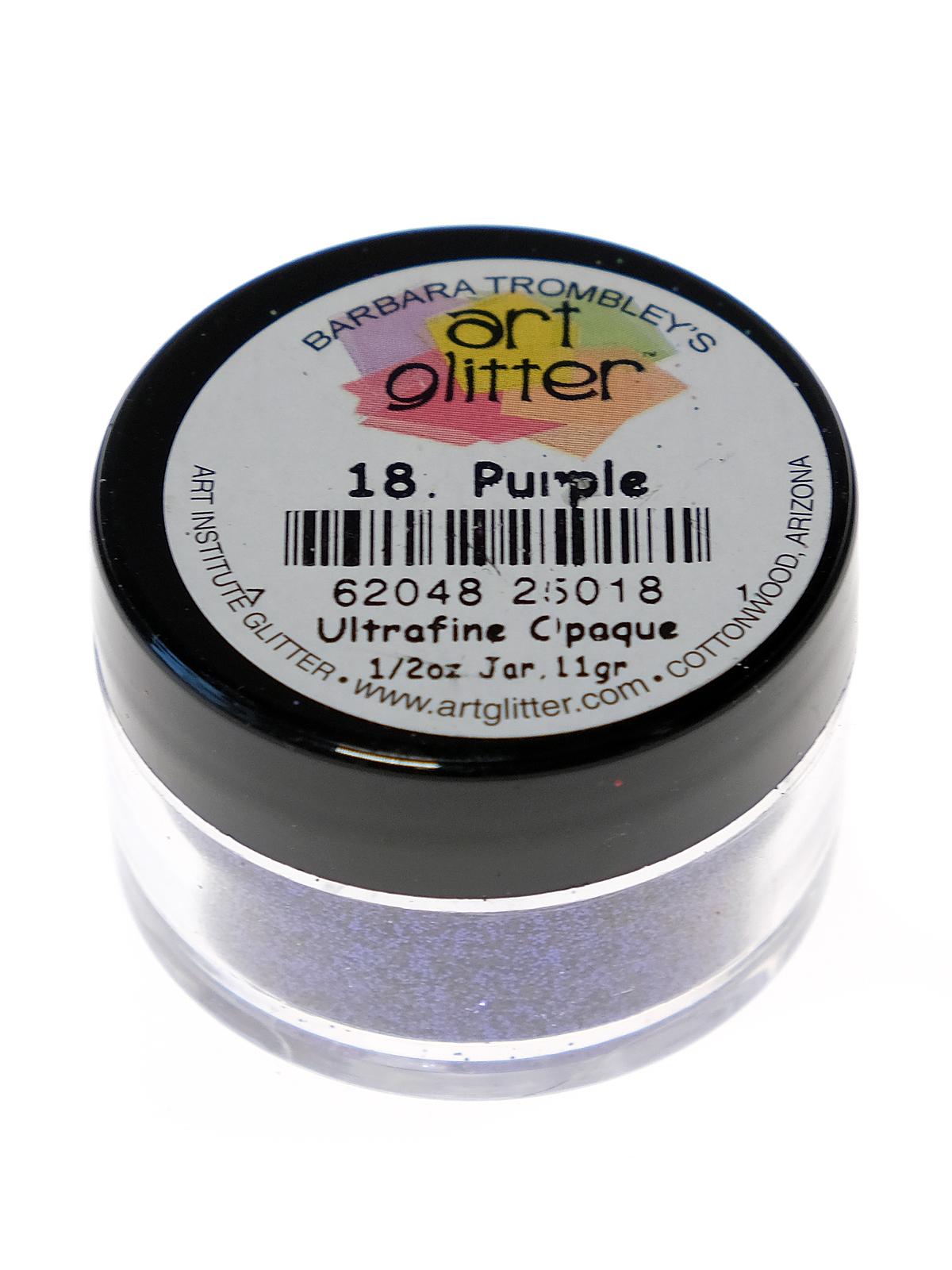 Ultrafine Opaque Glitter purple 1 2 oz. jar