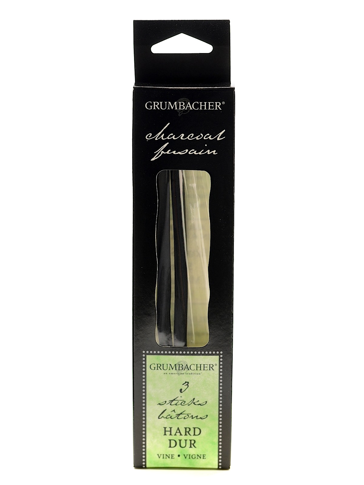 Artists' Charcoal Sticks vine hard pack of 3