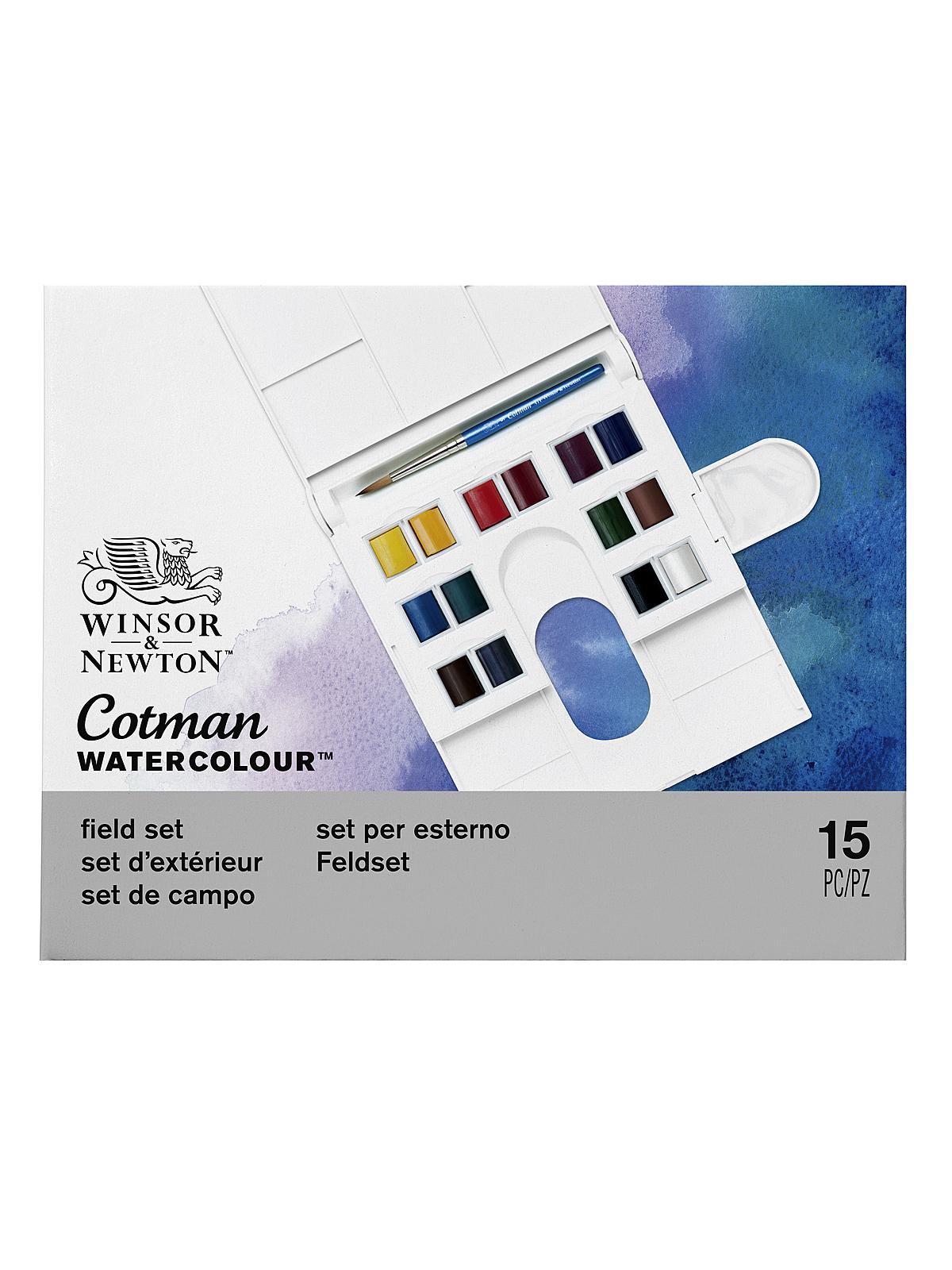 Cotman Water Colour Compact Set set of 14