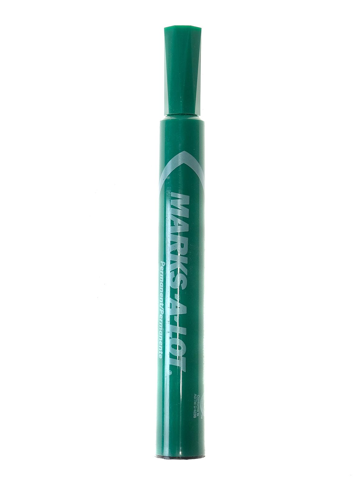 Marks-a-lot Permanent Pens Green Large Tip